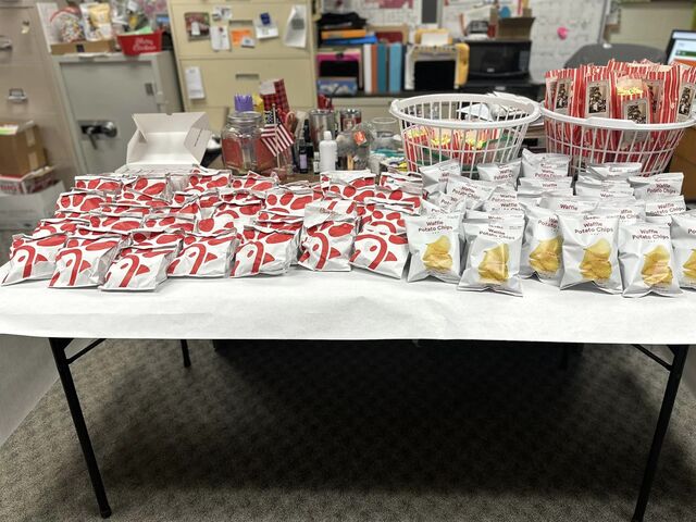 Lunch for the Staff.  Thank you PTO.
